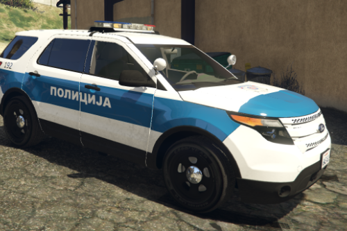 Ford Explorer Serbian Police Skin